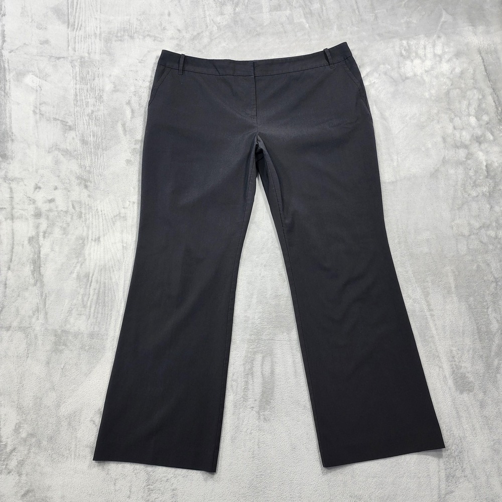 Vintage Attention Pants Womens 18 Black Contemporary Cut Bootcut Stretch Office